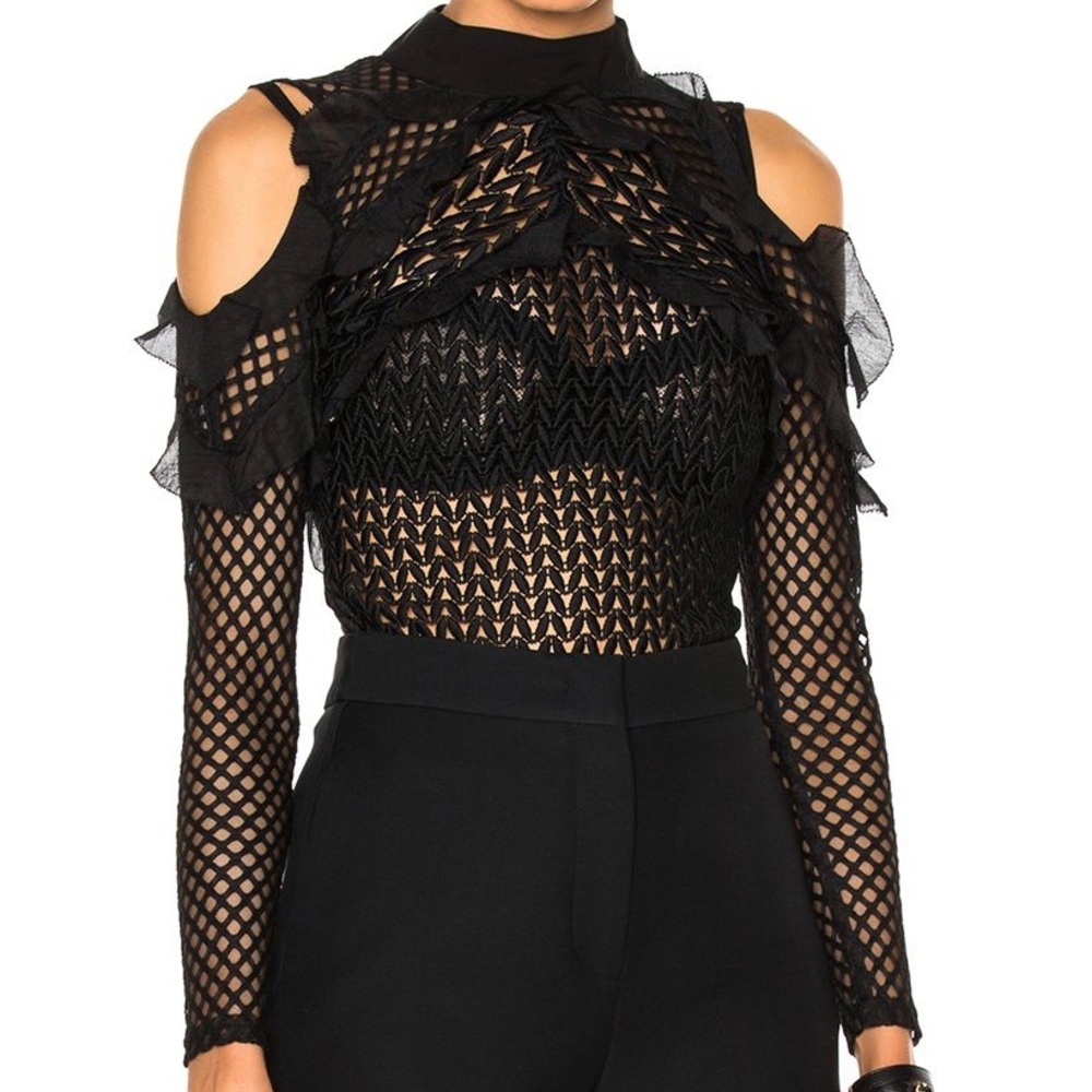 Self portrait lace blouse